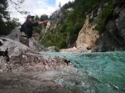 Soca fly fishing Slovenia
